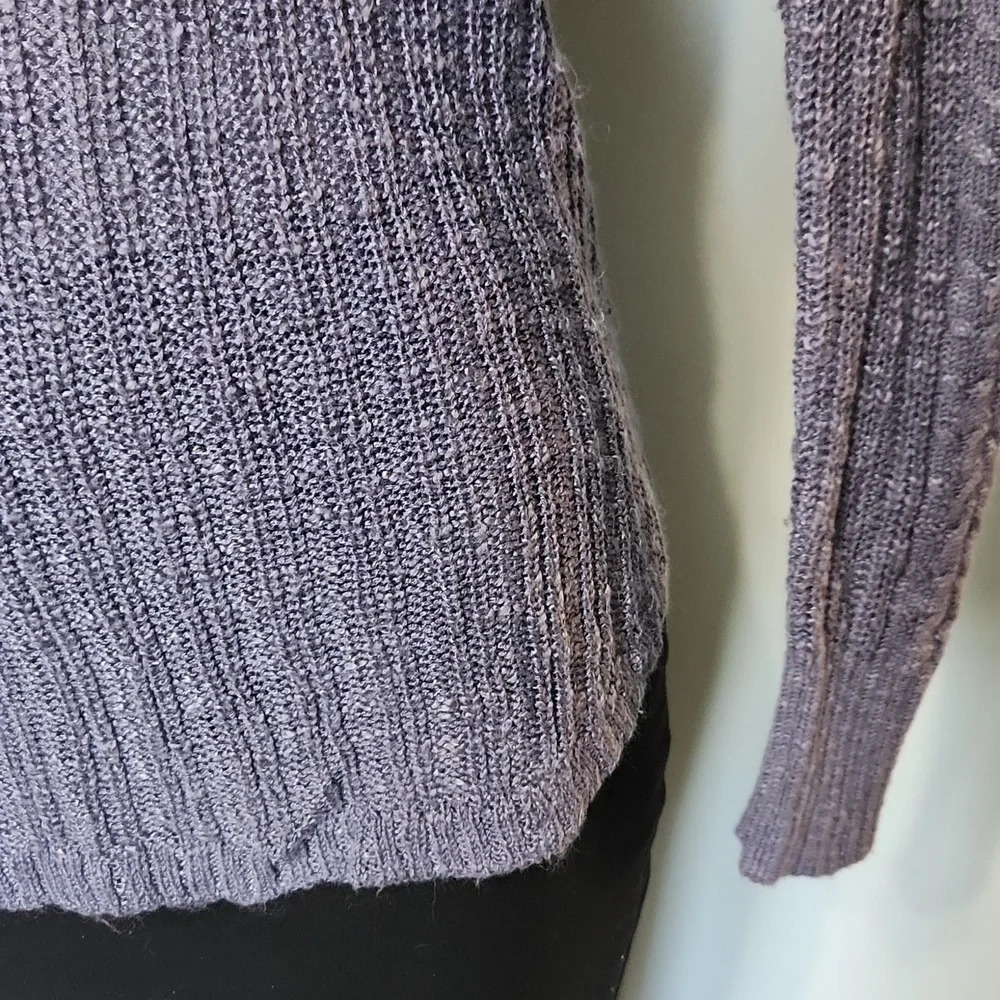 Pink Republic Women’s Slate Blue Knit Sweater - Picture 8 of 14